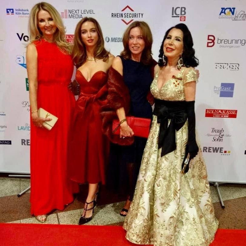 Kyra Kuklies, Frauke Ludowig, Brigitte Christoph, Köln Ball 