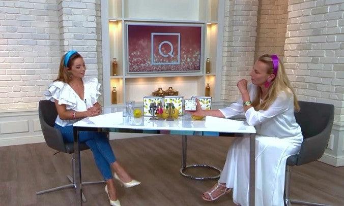 Kyra Kuklies, CEO & Gründerin von Filippa Firenze, bei QVC Deutschland