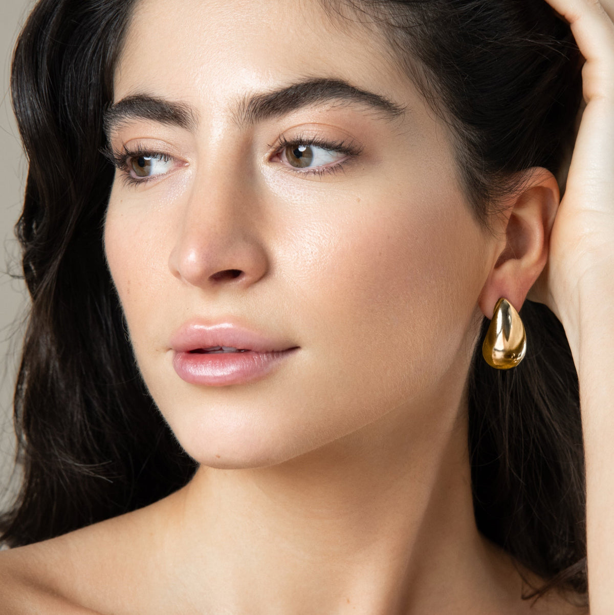 "Mini Gocce" - Trend Drop Earrings in Gold