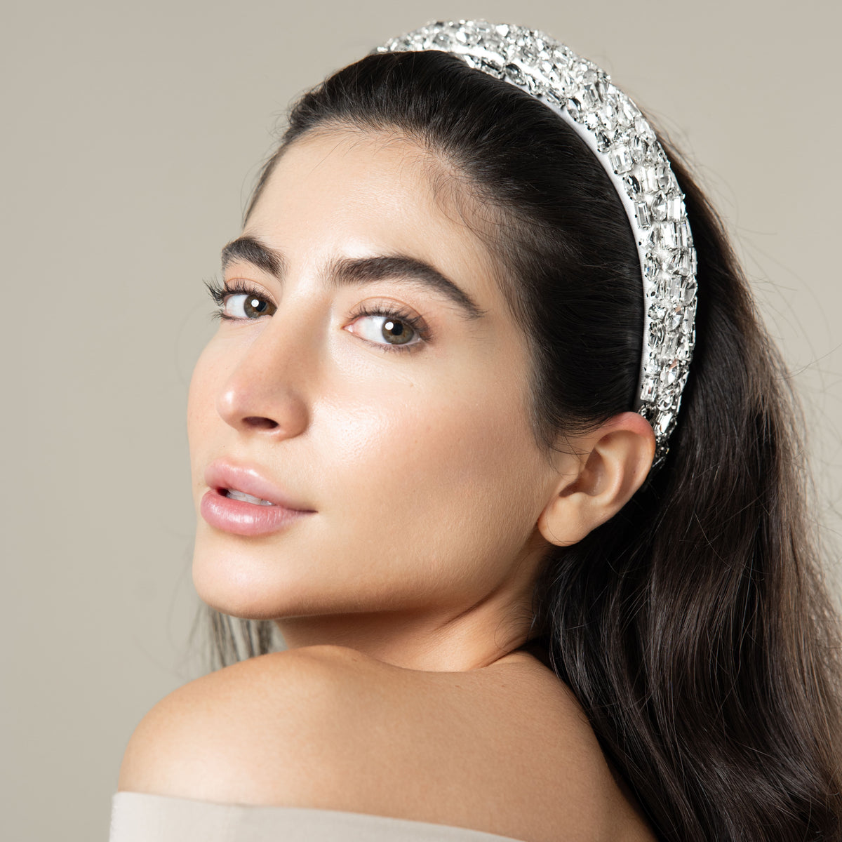 Whispering Sparkle - Luxurious Statement Crystal Headband