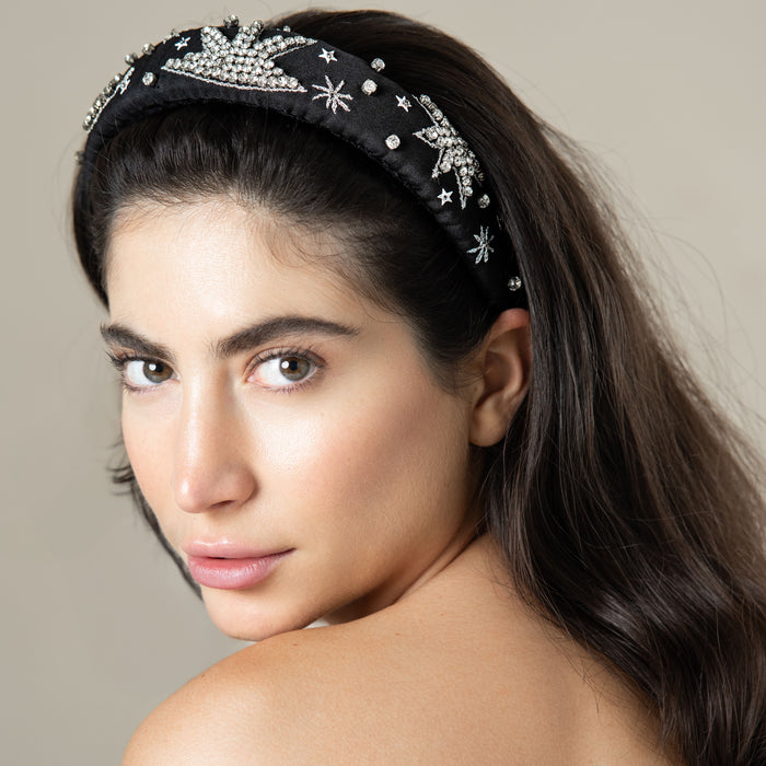 Stella Luna - Sparkling crystal headband with star design