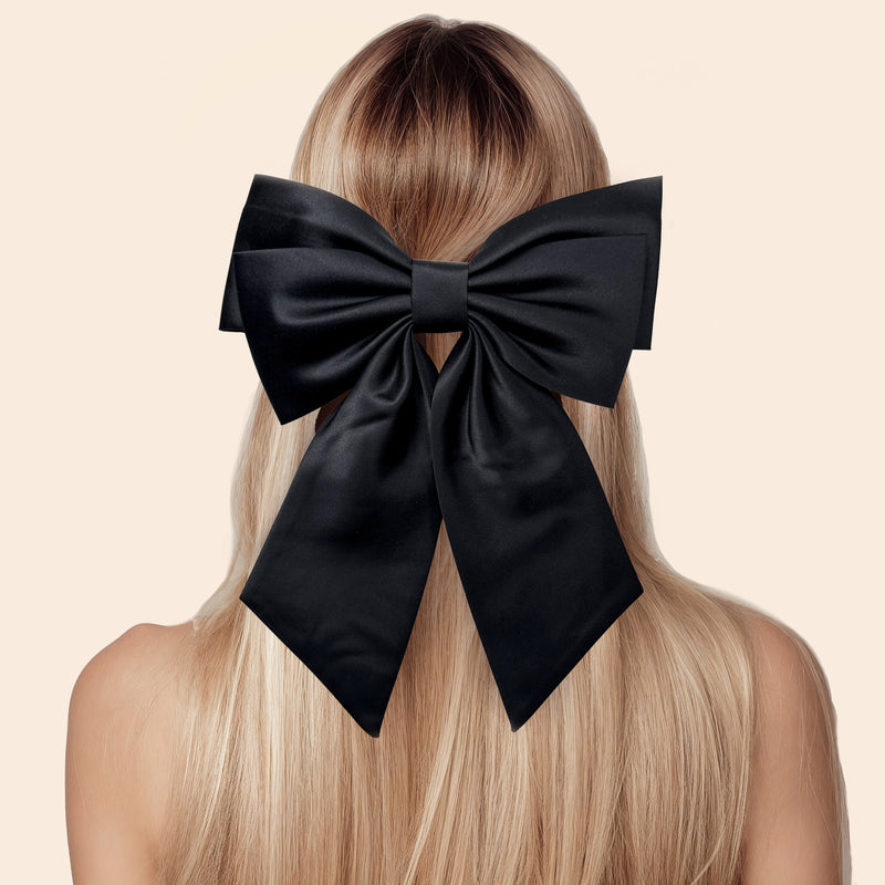 Silk Bow - Hair clip with silk bow